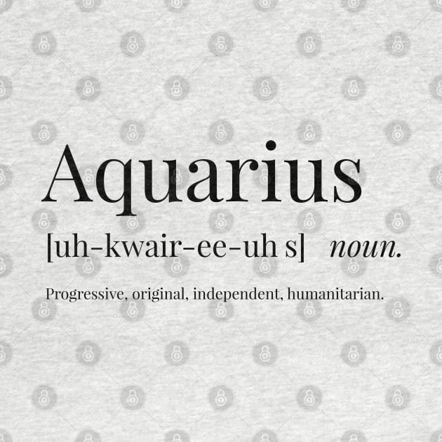 Aquarius Definition by definingprints